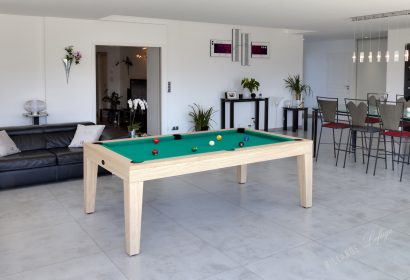 Billard américain en chêne naturel