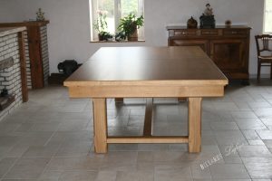 Billard Rustic transformable en table