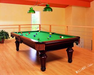 Modèle Chambord dans un loft en version billard américain