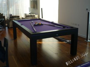 Billard américain EOS wengé et purple avec accessoires