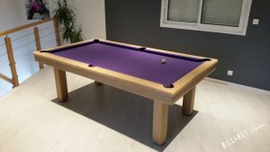 Table de billard en bois massif