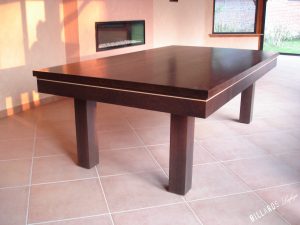 Billard Soho chêne wengé avec plateau table