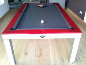 Billard Oxygène acier laqué en gris